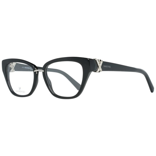 Monturas ópticas Swarovski negras para mujer