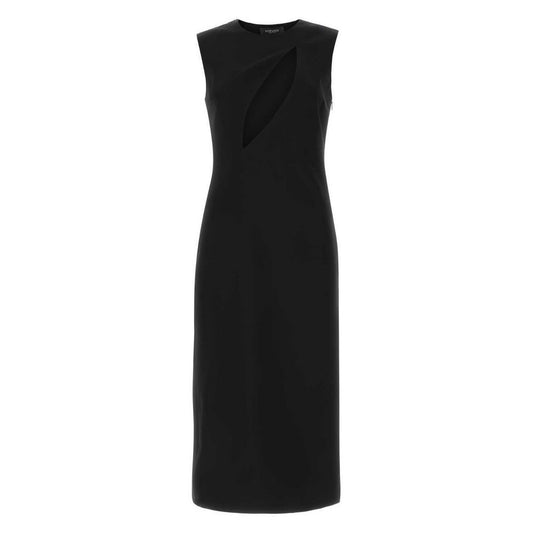 Abito da donna in viscosa nera Versace