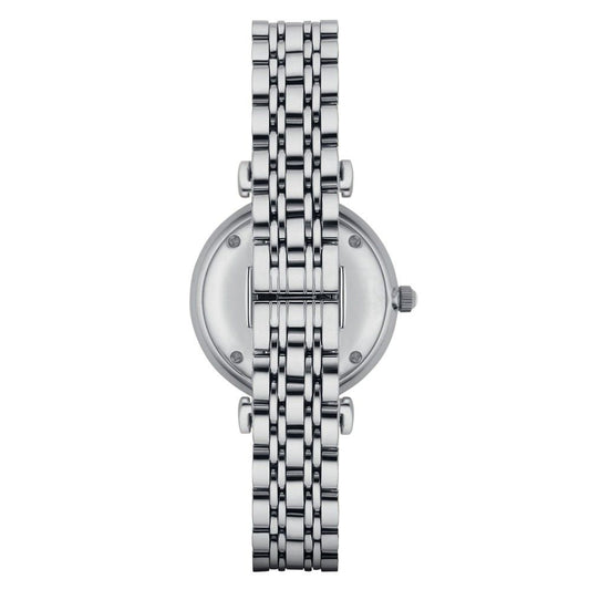 Reloj Armani de acero inoxidable plateado