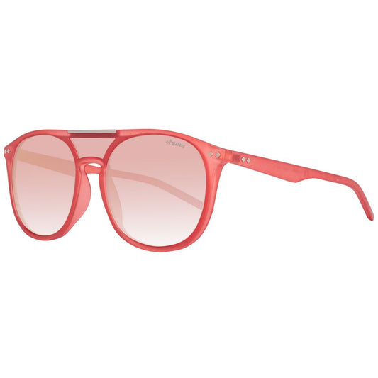 Gafas de sol Polaroid de acetato rojo