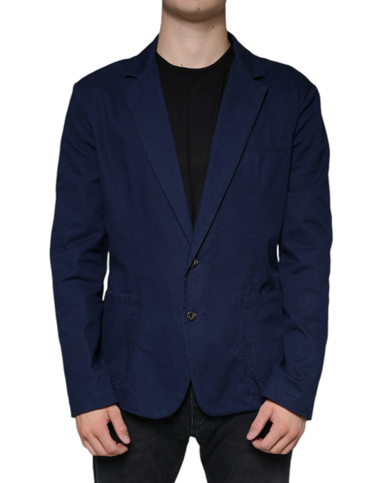 Blazer monopetto Dolce &amp; Gabbana Blue Notch
