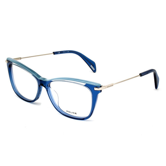 Monturas de acetato azul policía