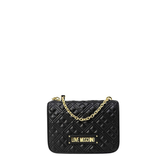 Borsa a mano Love Moschino in polietilene nero