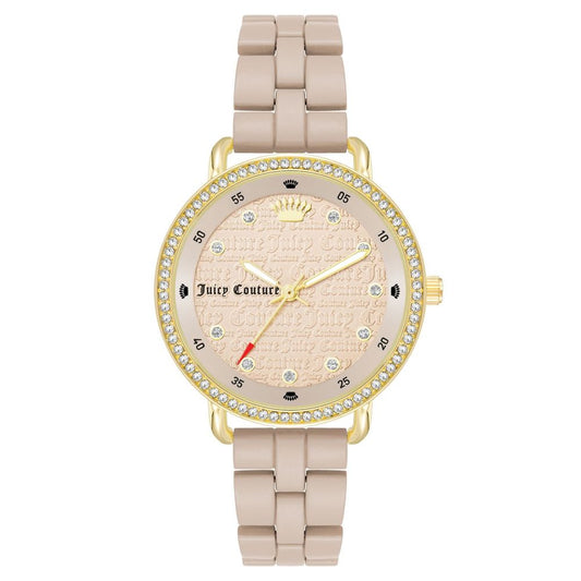 Reloj de metal beige Juicy Couture