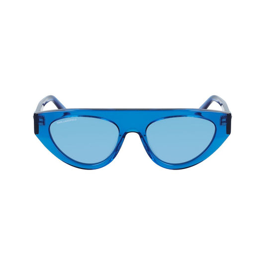 Karl Lagerfeld Blue Haircalf Sunglasses