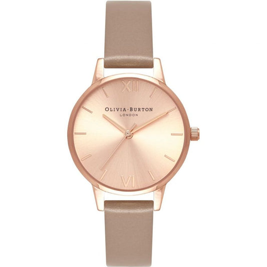 Reloj Olivia Burton de piel sintética marrón