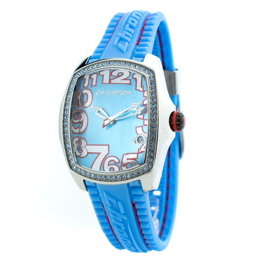 Reloj Chronotech de caucho azul