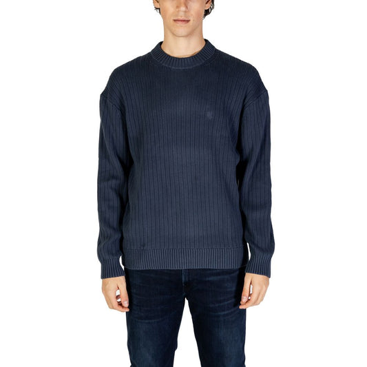 Suéter de algodón azul de Calvin Klein Jeans
