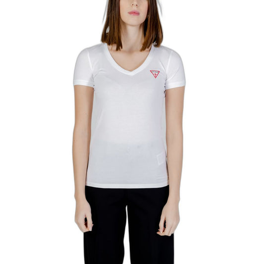 Tops y camisetas de algodón blanco Guess