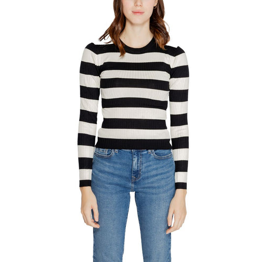 Top e t-shirt in viscosa nera di Jacqueline De Yong