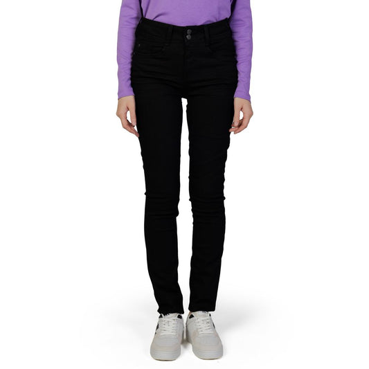 Jeans e pantaloni in cotone nero Street One
