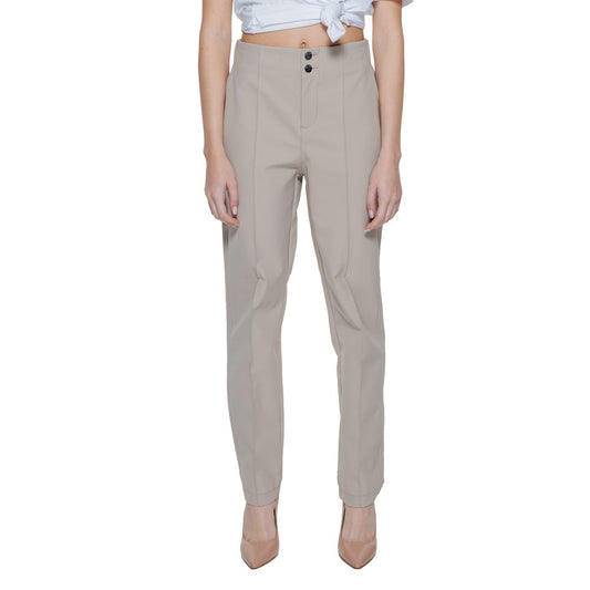 Vaqueros y pantalón de poliamida beige Street One
