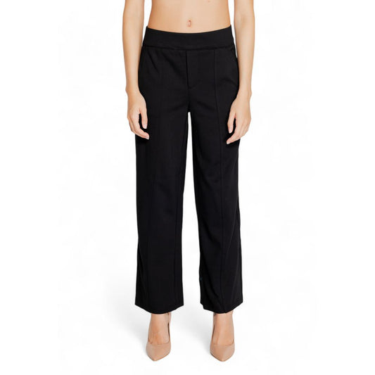 Jeans e pantaloni in viscosa nera Street One