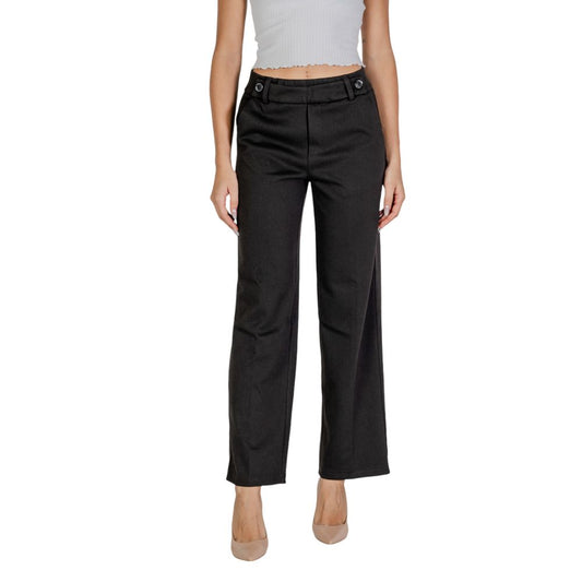 Jeans e pantaloni in poliestere nero Street One