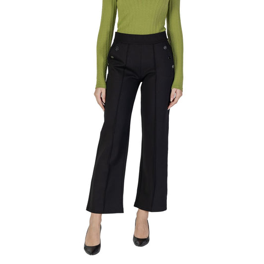 Jeans e pantaloni in viscosa nera Street One