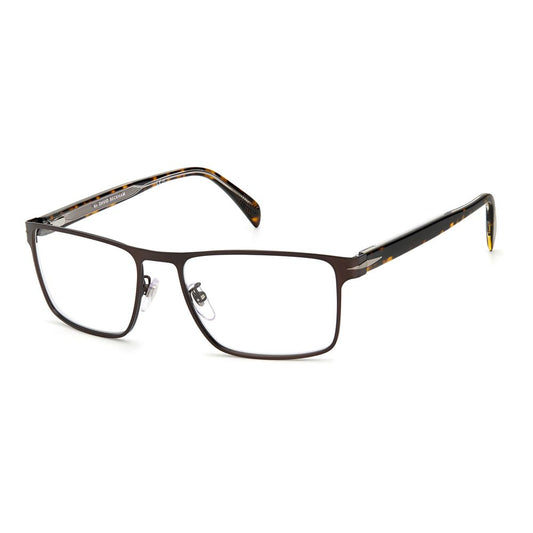 Marcos de metal marrones de David Beckham