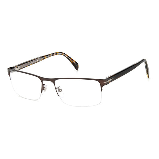 Marcos de metal marrones de David Beckham