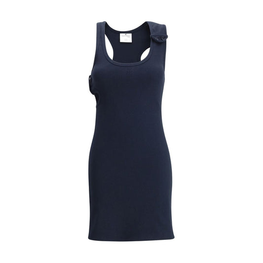 Vestido midi de canalé de los años 90 de Courrèges