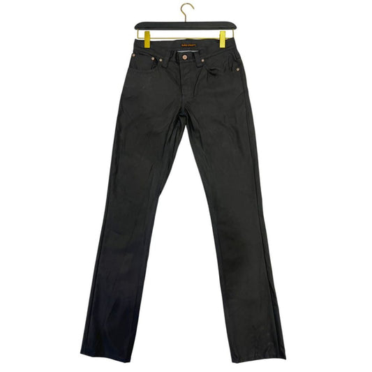 Jeans da uomo in cotone nero Nudie Jeans
