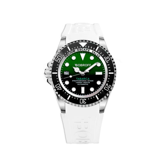 Orologio Bobroff in silicone bianco