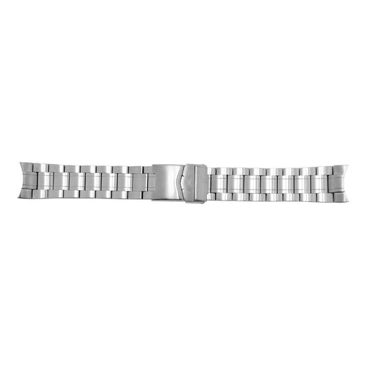 Bobroff Silver Stainless Steel Watch Strap