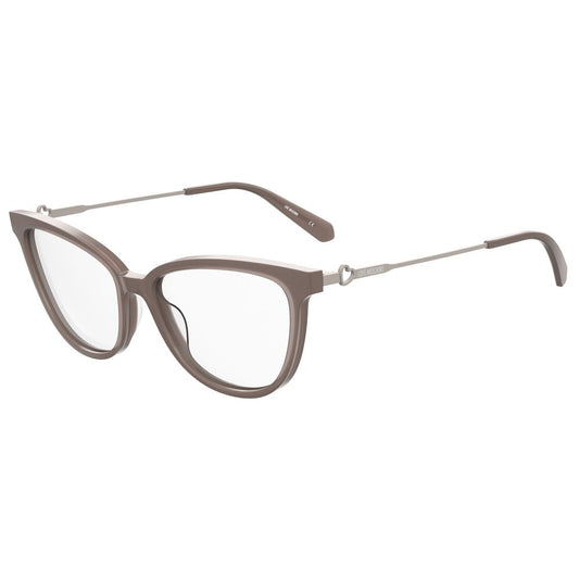 Love Moschino Brown Haircalf Frames