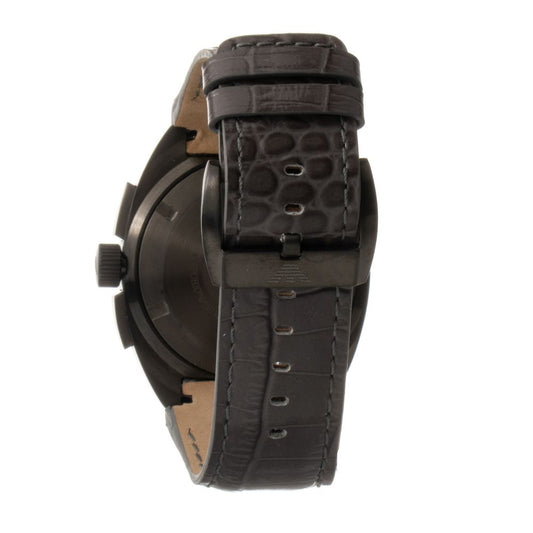 Reloj Armani de piel de vaca marrón