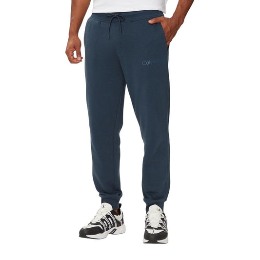 Pantalón deportivo de algodón azul de Calvin Klein Jeans