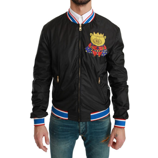 Chaqueta de tela negra de Dolce &amp; Gabbana