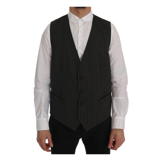 Gilet in lana grigia Dolce &amp; Gabbana