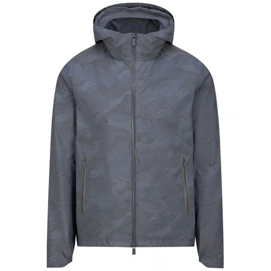 Giacca in nylon blu Herno