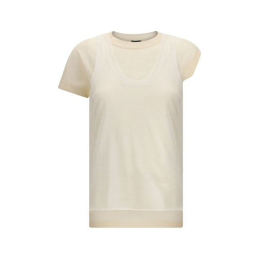 T-shirt in maglia PINKO