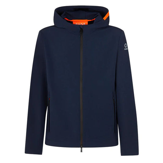 Giacca in poliestere blu Suns