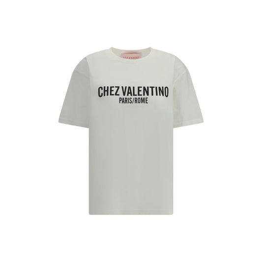T-shirt in cotone con logo Valentino