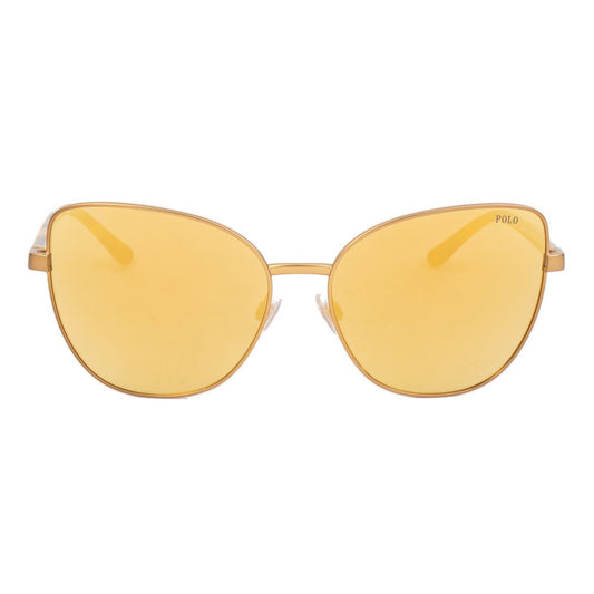 Gafas de sol de metal marrón Polo Ralph Lauren