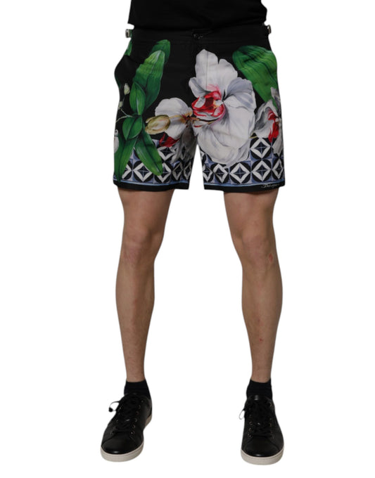 Bermudas Dolce &amp; Gabbana de poliéster con estampado floral multicolor para hombre