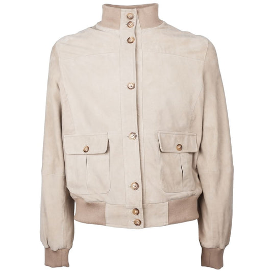 Giacca Uomo Emilio Romanelli In Vitello Beige