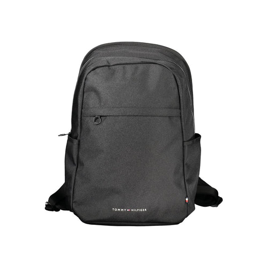 Mochila de poliéster negra Tommy Hilfiger