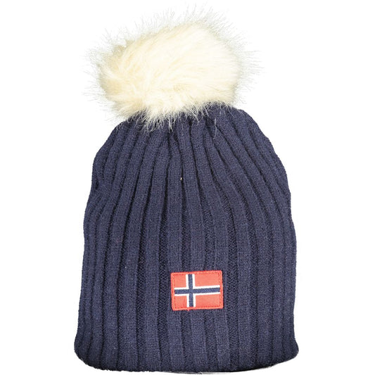 Sombrero de poliéster azul de Noruega 1963