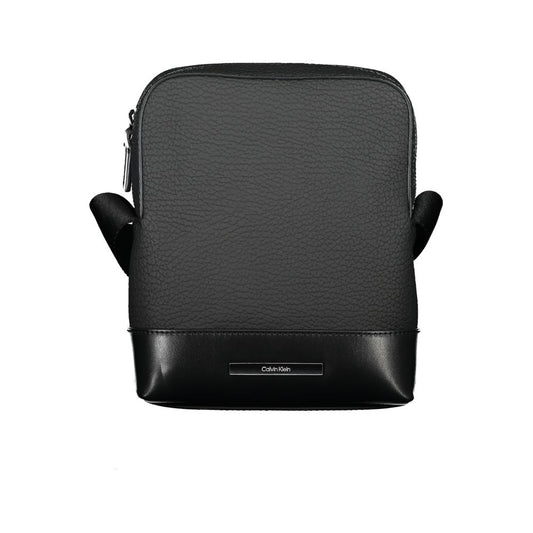 Bolso de hombro Calvin Klein elegante en negro con detalles en contraste