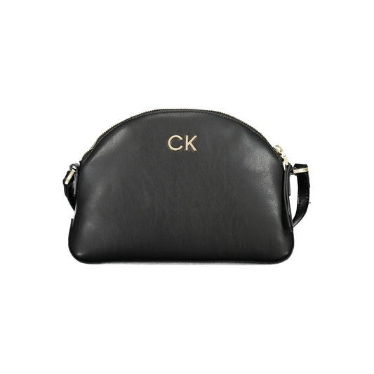 Bolso de mano de poliéster negro de Calvin Klein