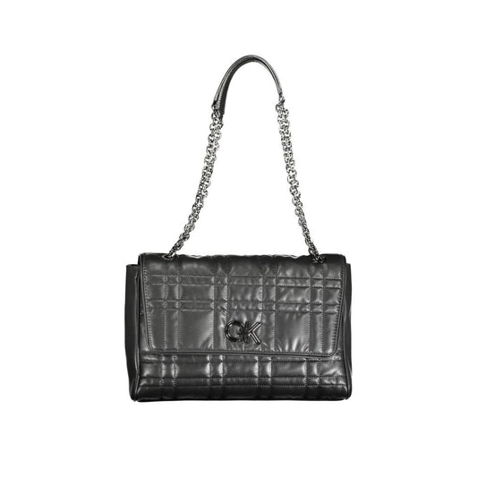 Bolso de mano Calvin Klein de poliéster negro para mujer