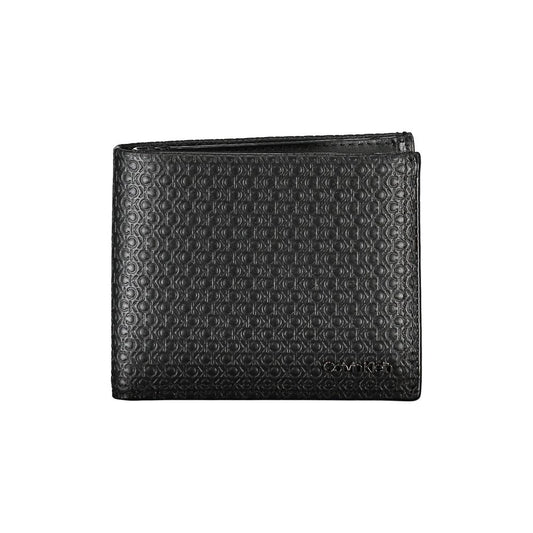 Cartera elegante de cuero plegable de Calvin Klein con bloqueo RFID