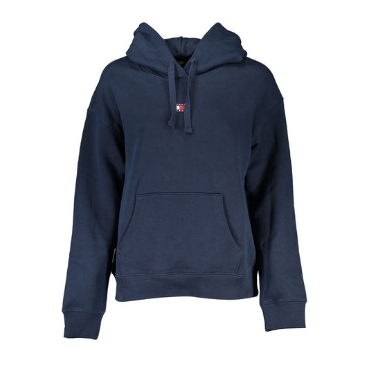 Suéter de algodón azul Tommy Hilfiger para mujer