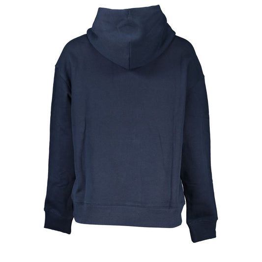Suéter de algodón azul Tommy Hilfiger para mujer