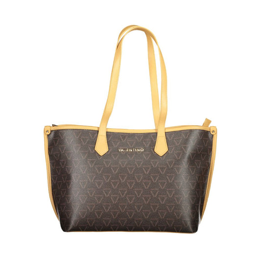 Bolso de mano Mario Valentino de polietileno marrón