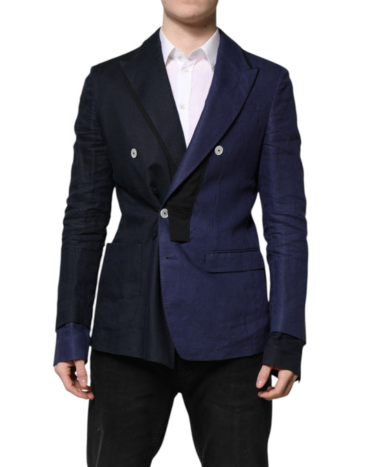 Blazer doppiopetto blu navy Dolce &amp; Gabbana