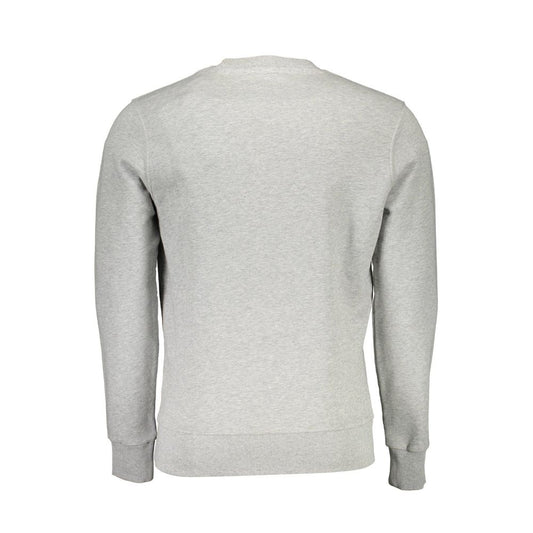 North Sails Gray Cotton Men Sweater
