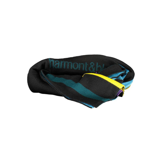 Bufanda de lana negra para hombre de Harmont &amp; Blaine
