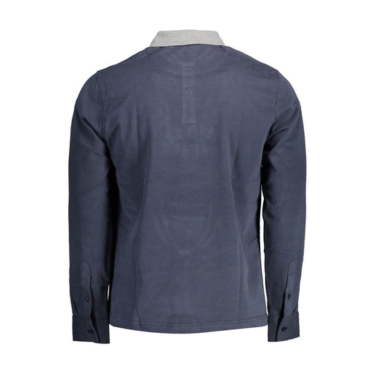 Polo de algodón azul para hombre de Harmont &amp; Blaine